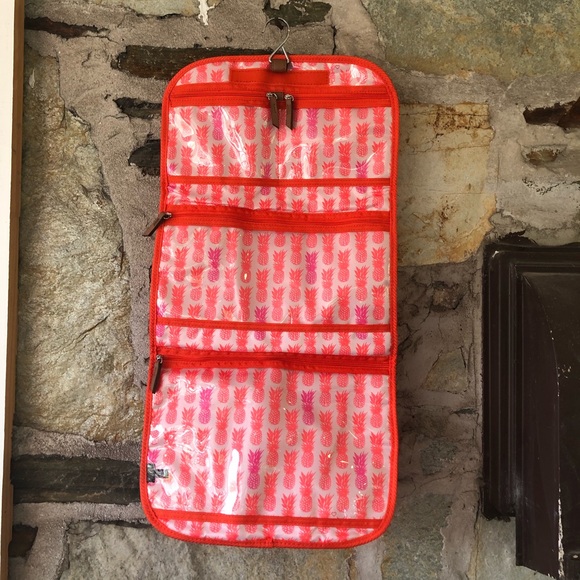 Stella + Dot “Hang On” Orange/Pink Neon Foldable - Picture 3 of 6